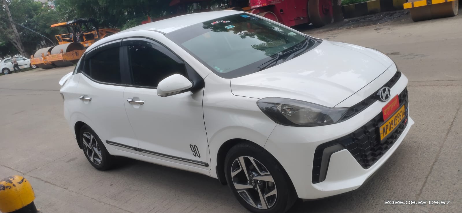 IndoreCab sedan ready for a local trip